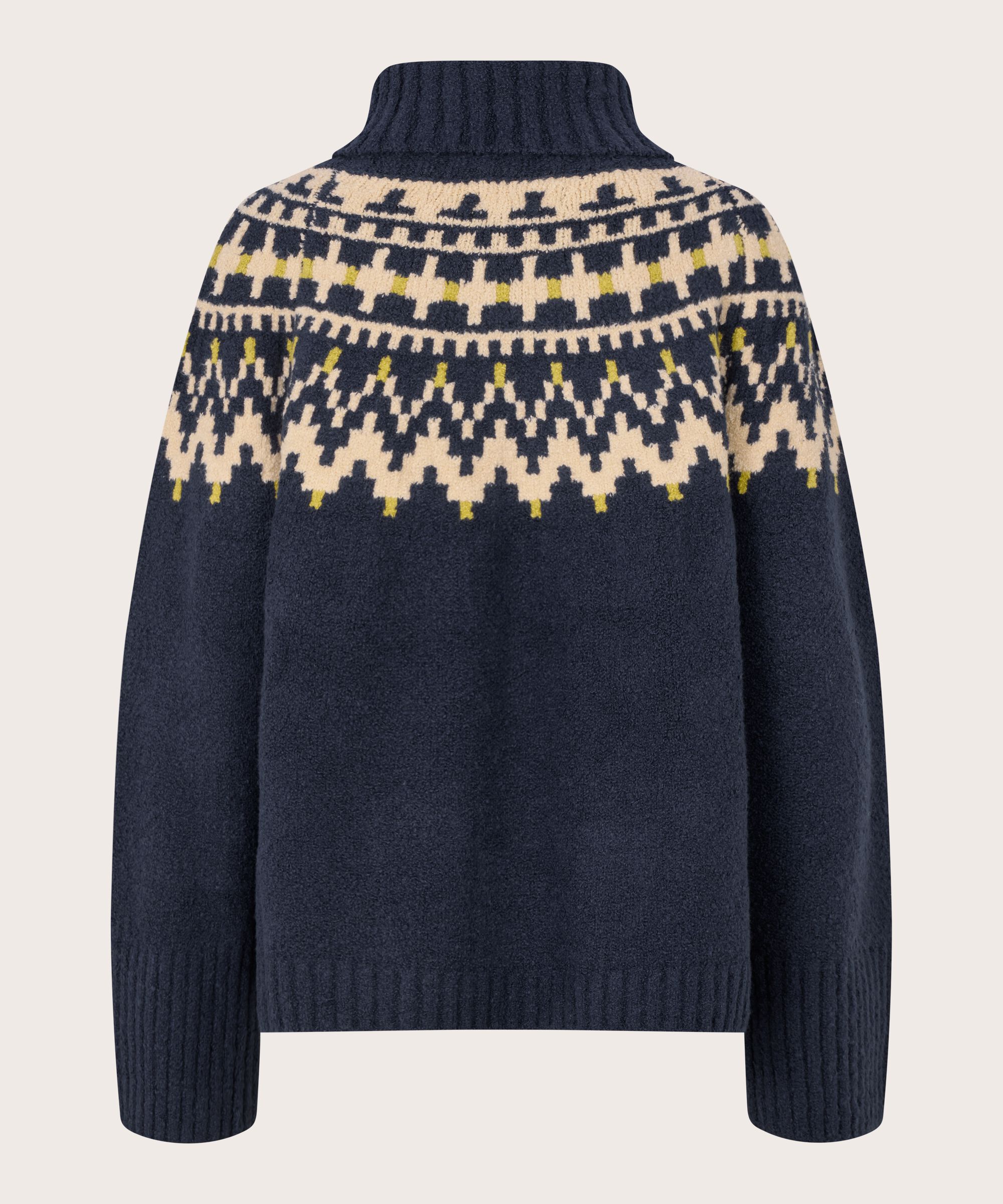 Fatima Strikkegenser, Navy Blazer