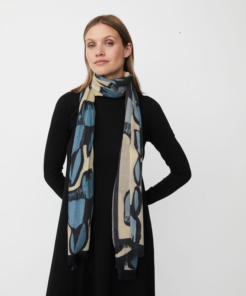 Arlonne ullskjerf, Proven Blue