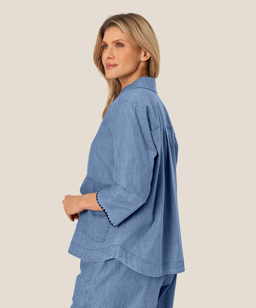 Imanea Denim Skjortejakke, Blue Denim