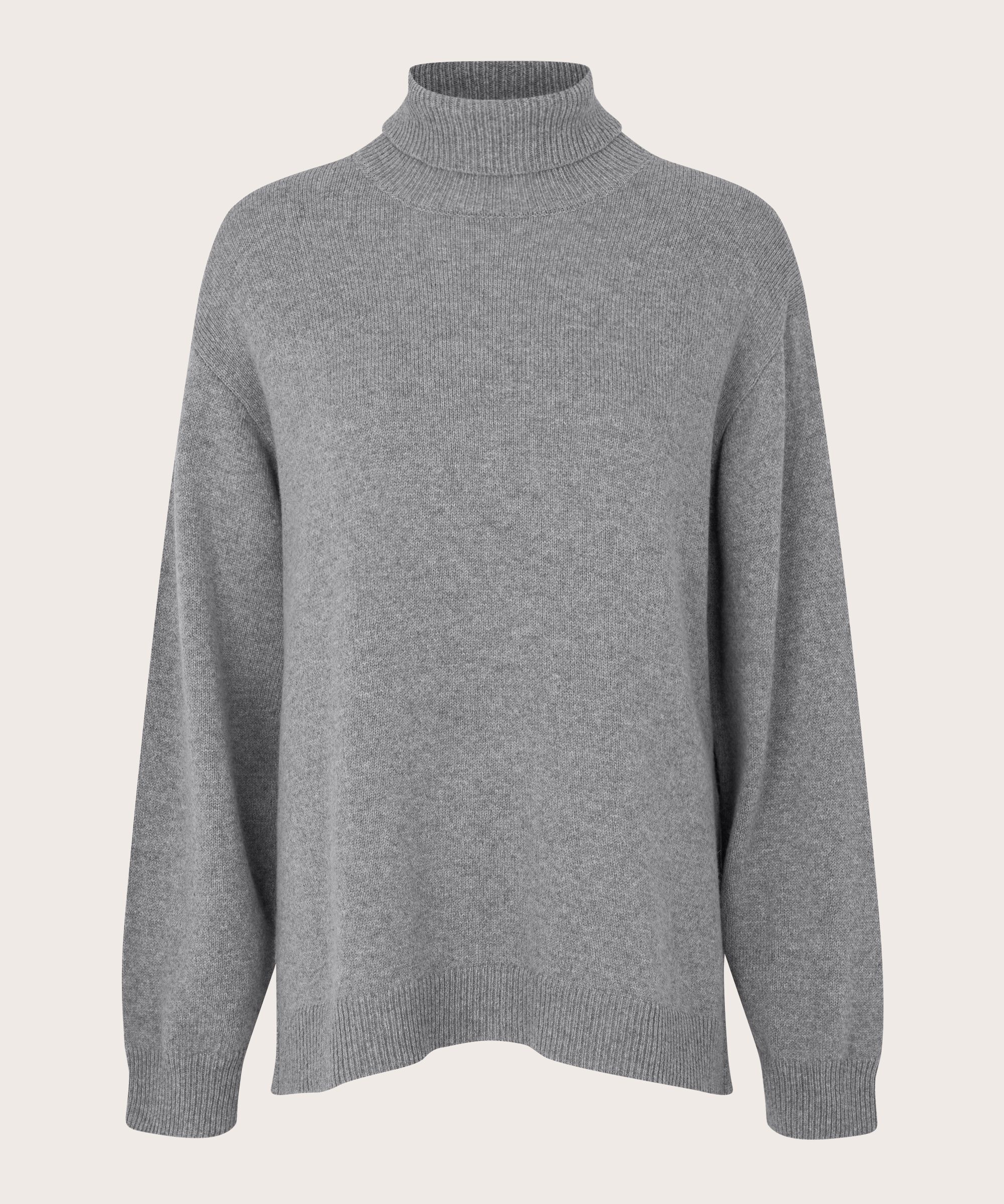 Faricka Strikkegenser, M. Grey mel.