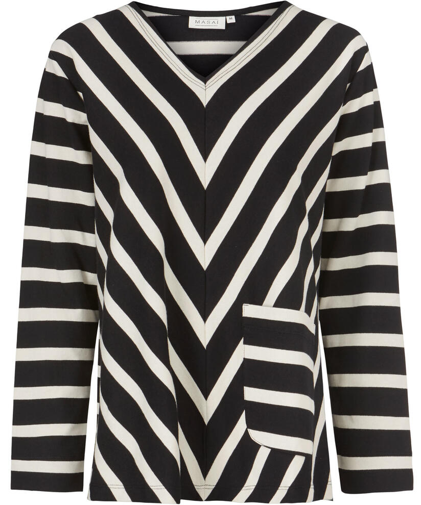 BELINA JERSEY TOPP, Black