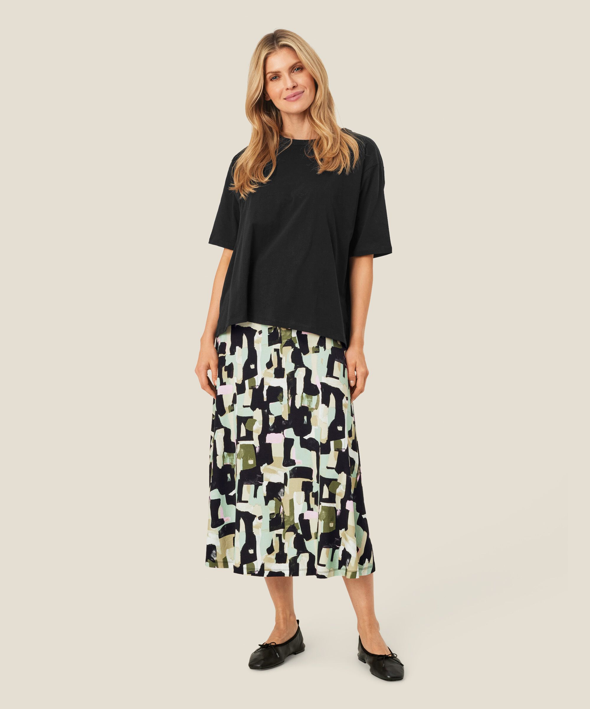 Sabrina JERSEY Skjørt, Frosty Green