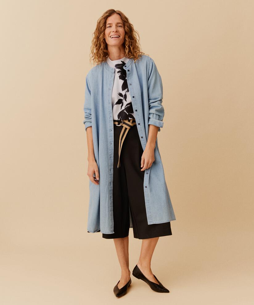 Naja Skjortekjole, Light Denim