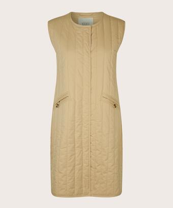 Tegan Vest, Pale Khaki