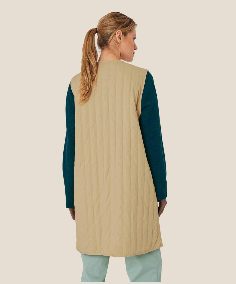 Tegan Vest, Pale Khaki