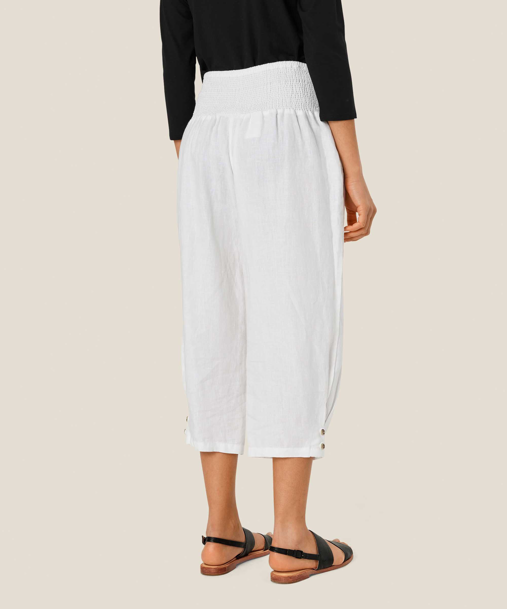 Pen Bukse, White