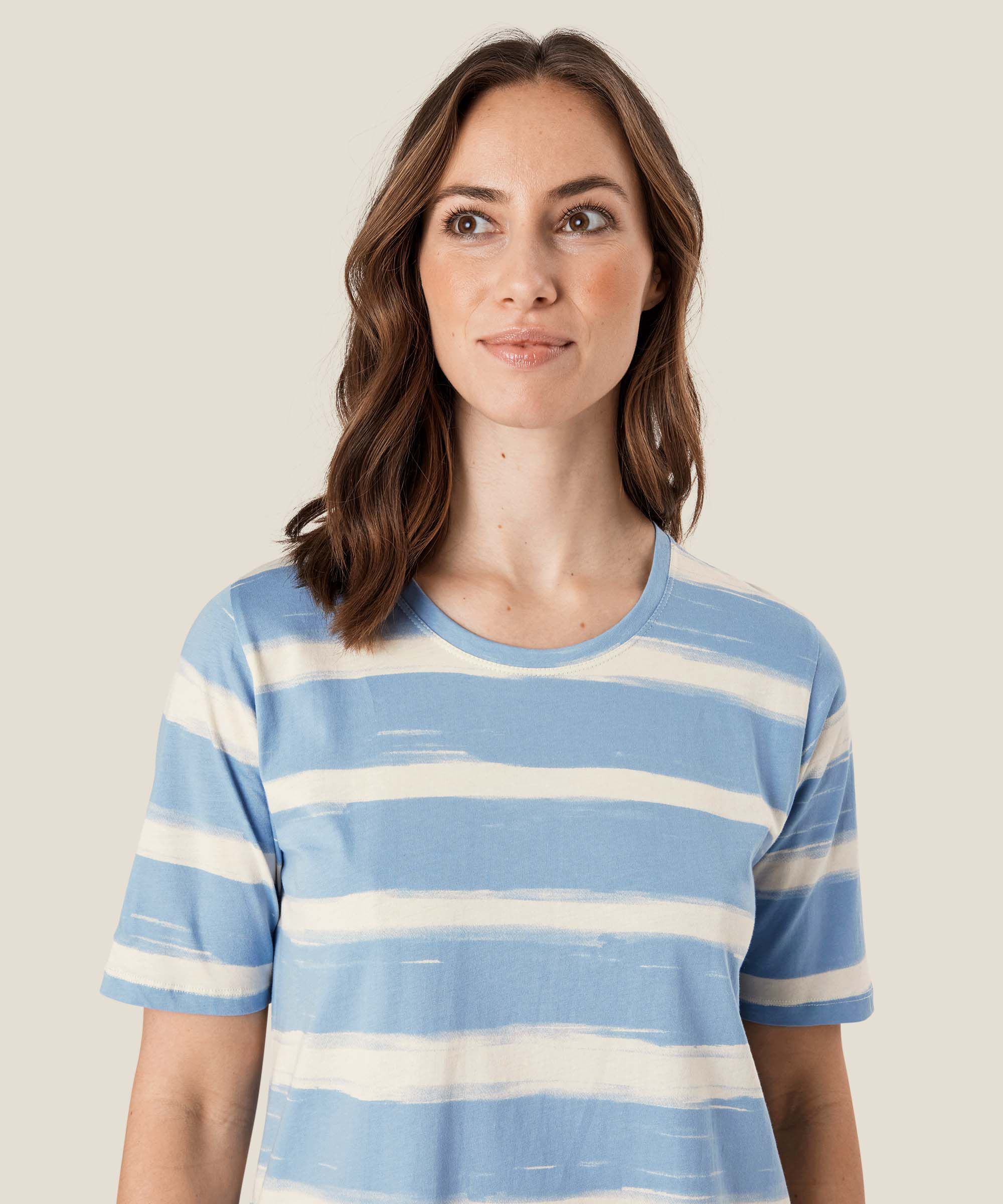 Butta JERSEY Topp, Ashley Blue