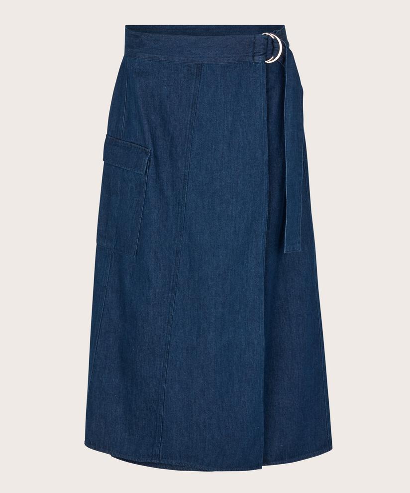 Sanchia Skjørt, Dark Denim