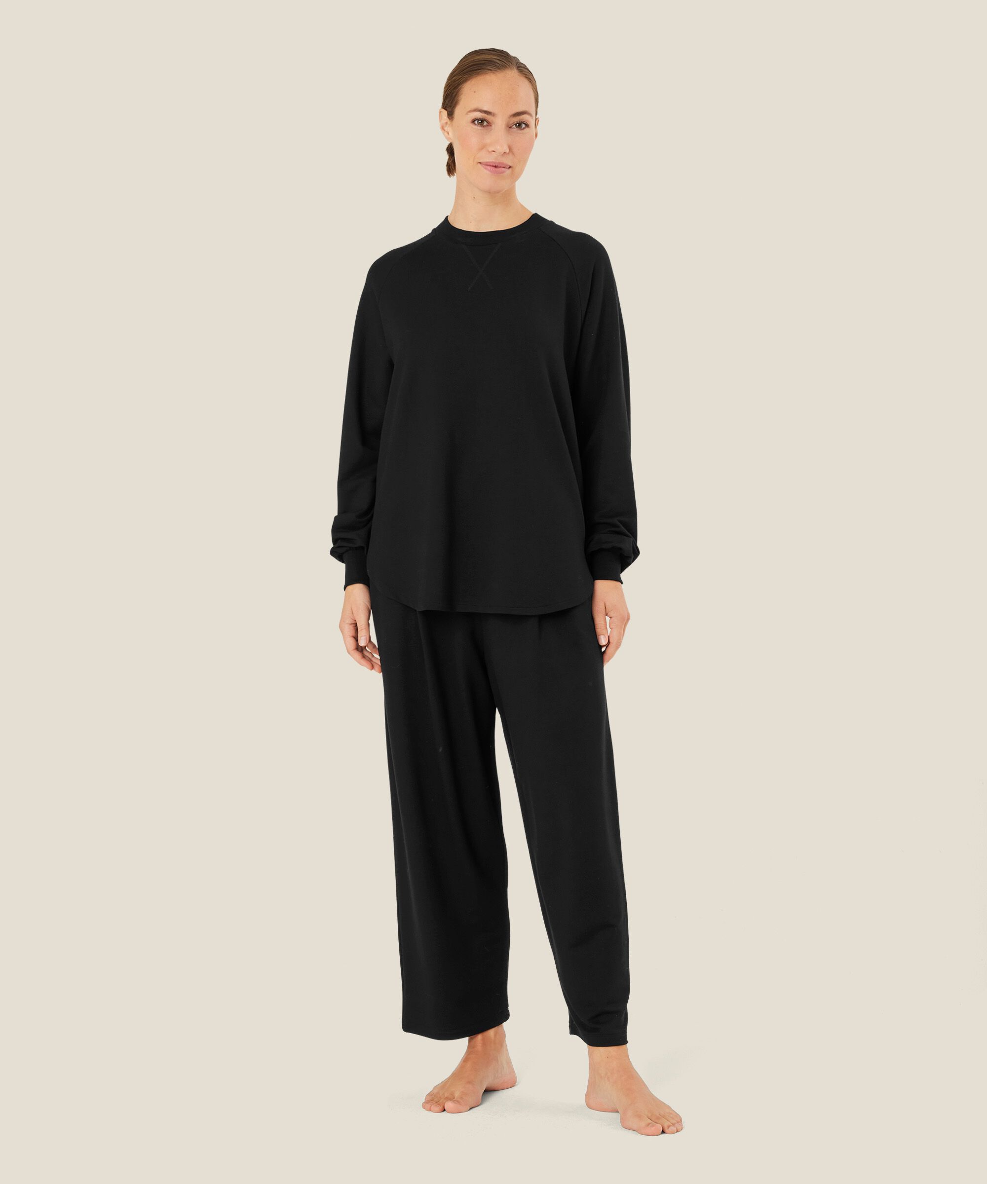 Brine JERSEY Topp, Black