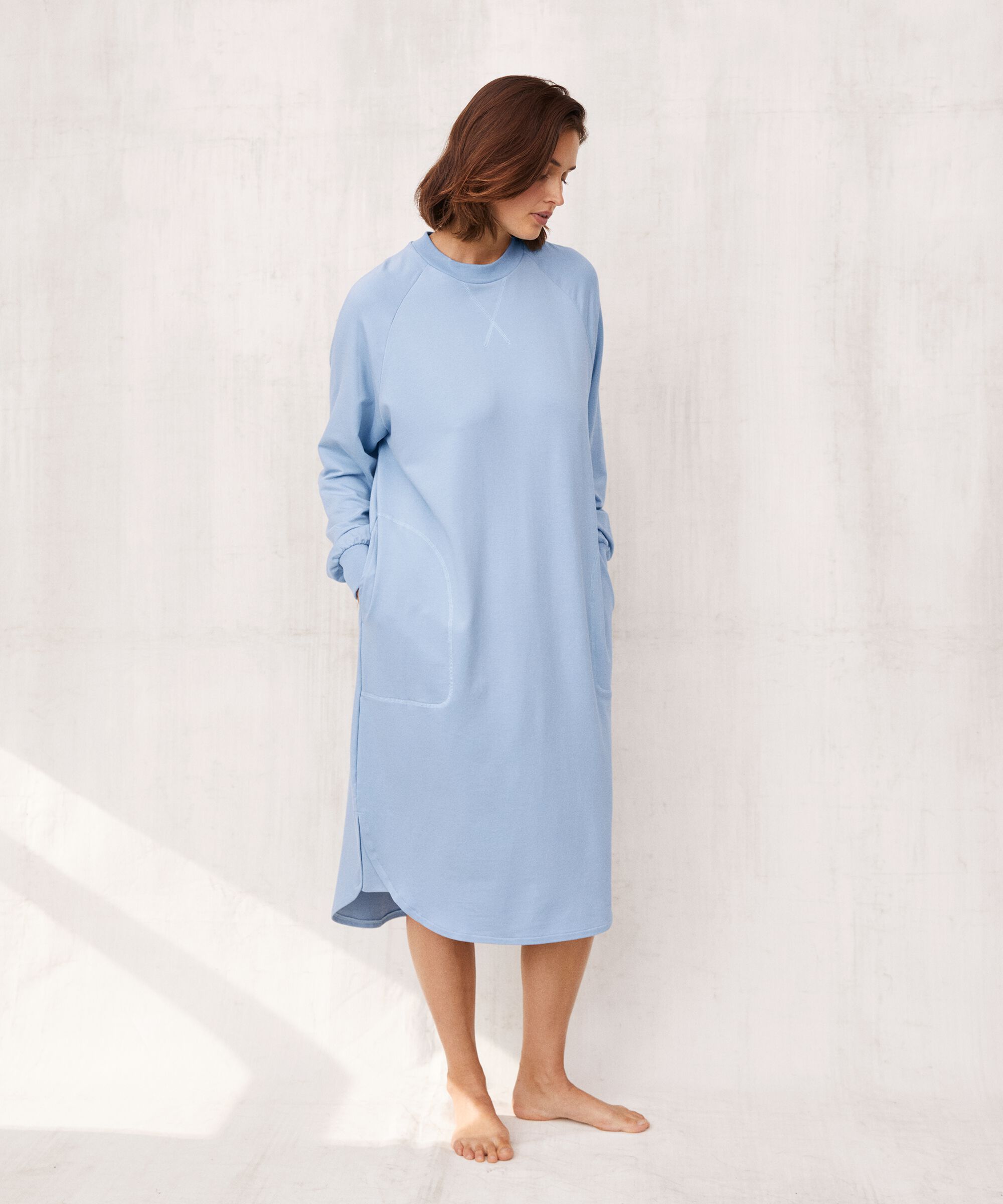 Ninen JERSEY Kjole, Blue Fog