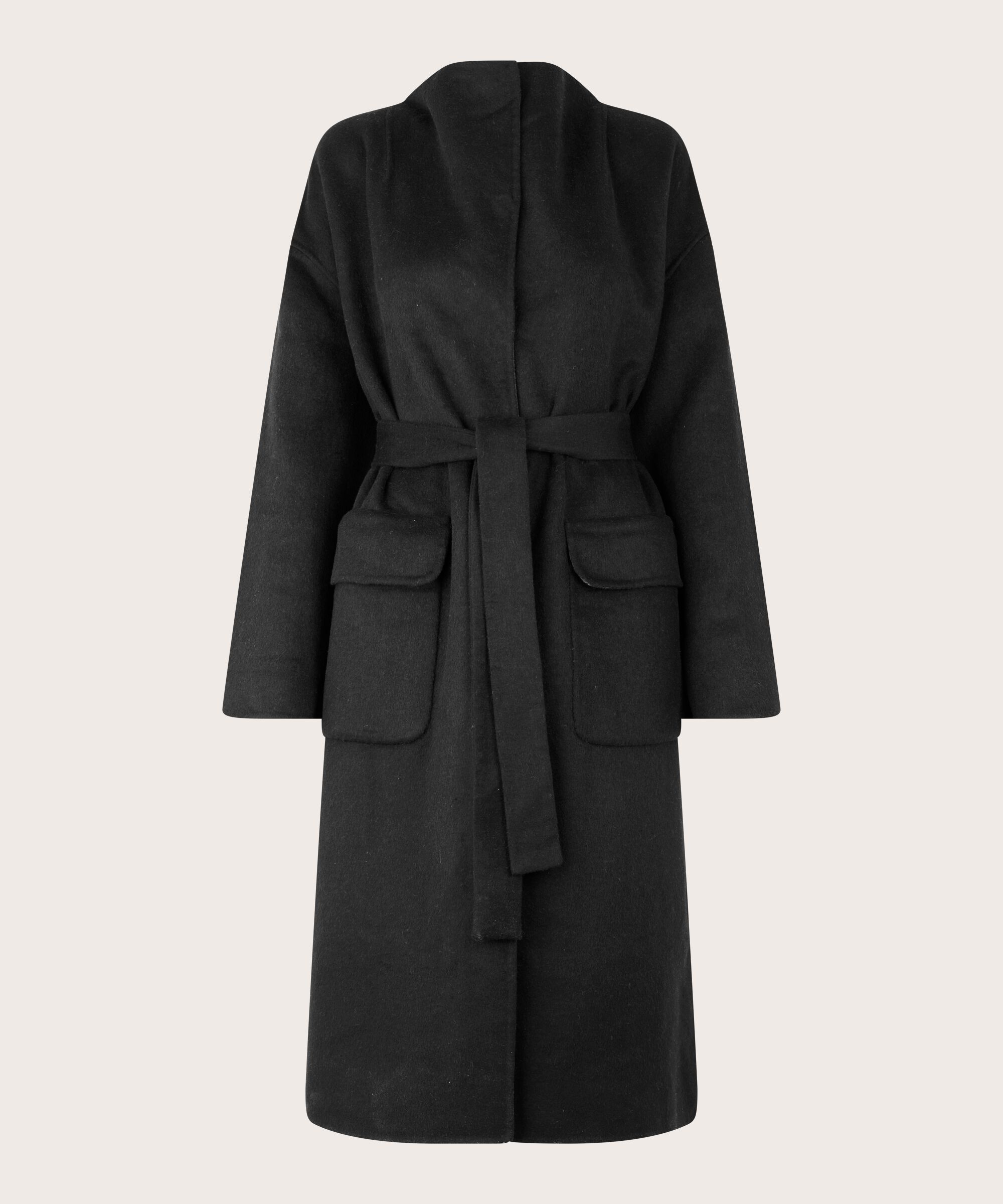 Tora Ullkåpe, Black/m.grey.m