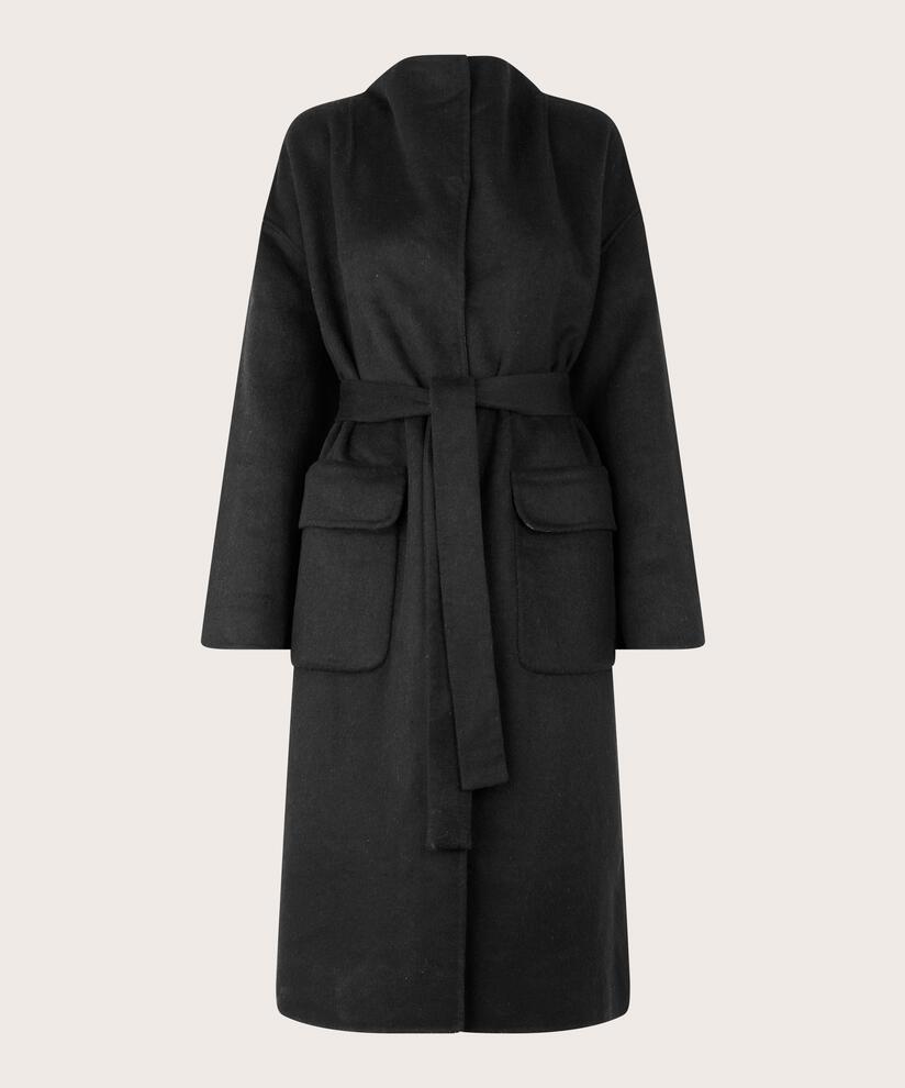 Tora Ullkåpe, Black/m.grey.m