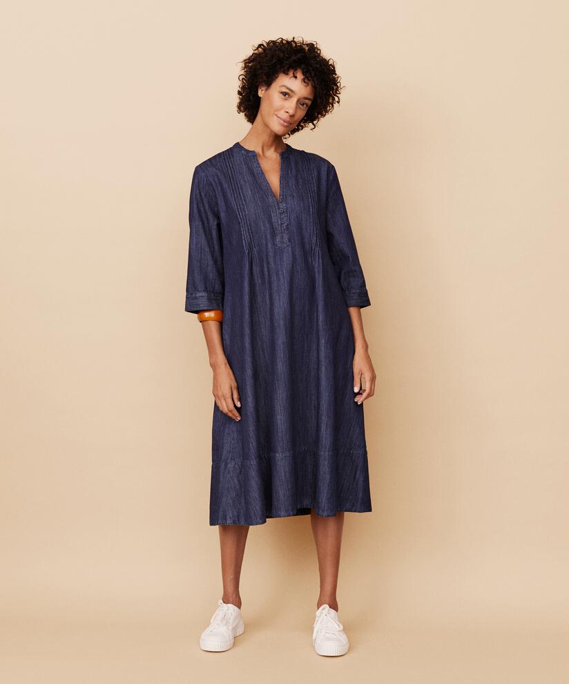 Nakilla Denim Kjole, Dark Denim