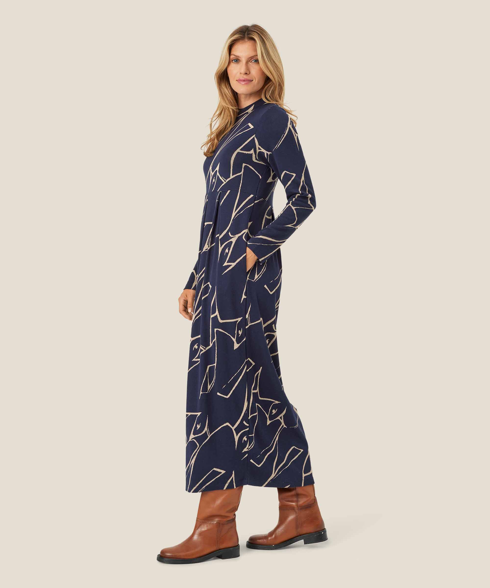 Nicolo JERSEY Kjole, Navy Blazer