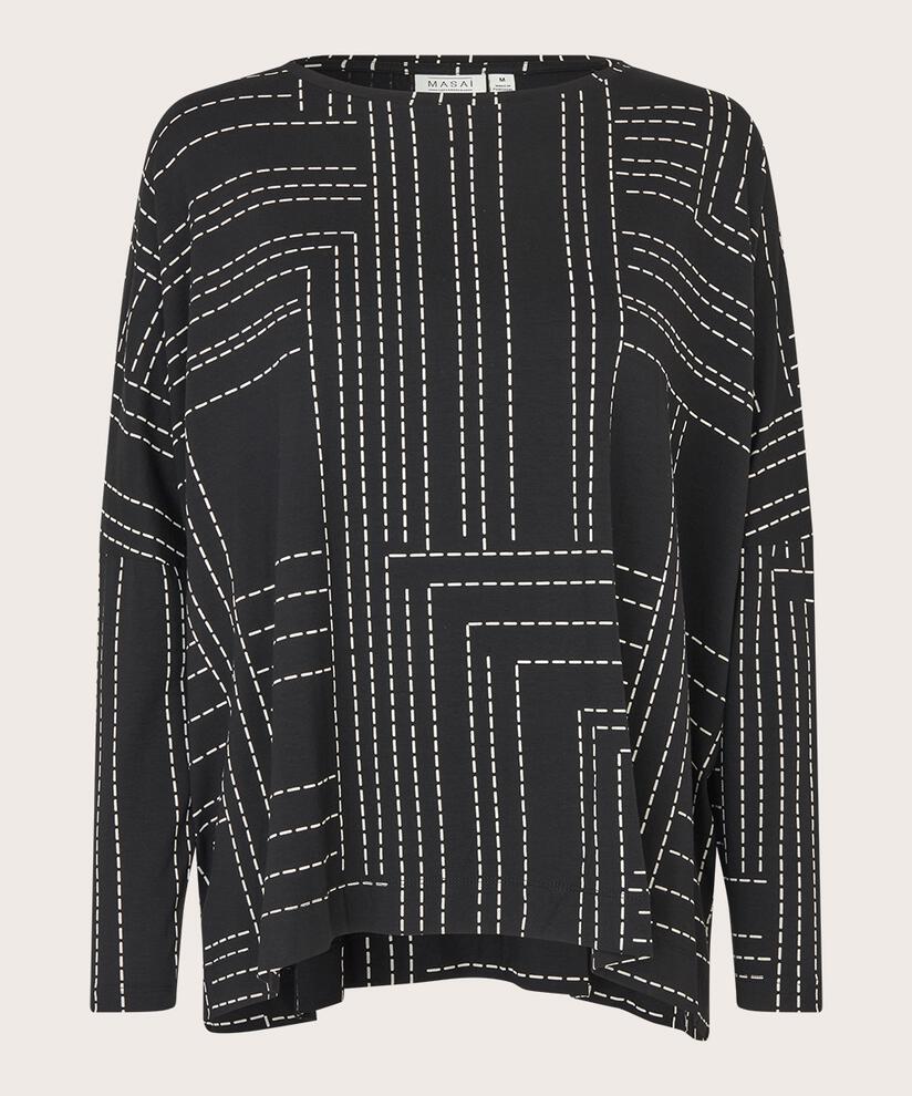 Barr Jersey Topp, Black