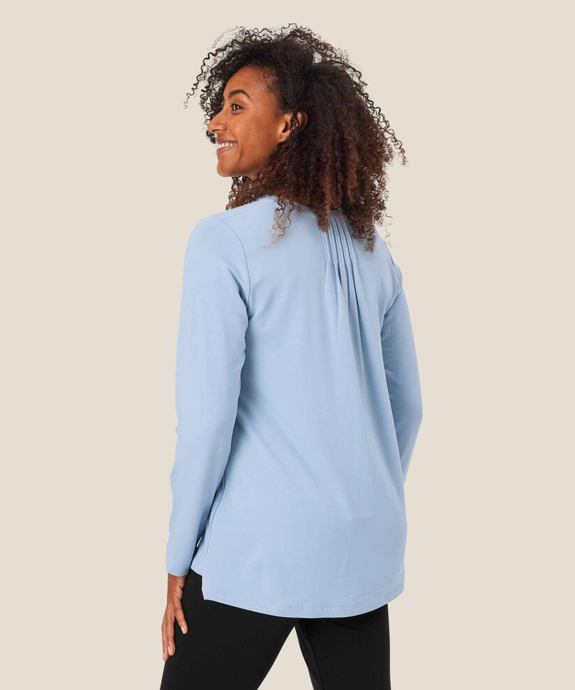 Berta JERSEY Topp, Blue Fog
