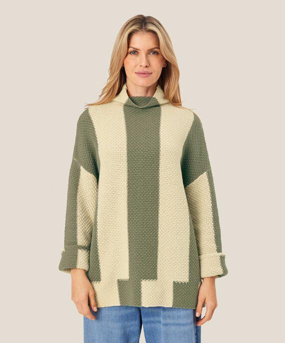 Fancy Strikkegenser, D. Lichen Green