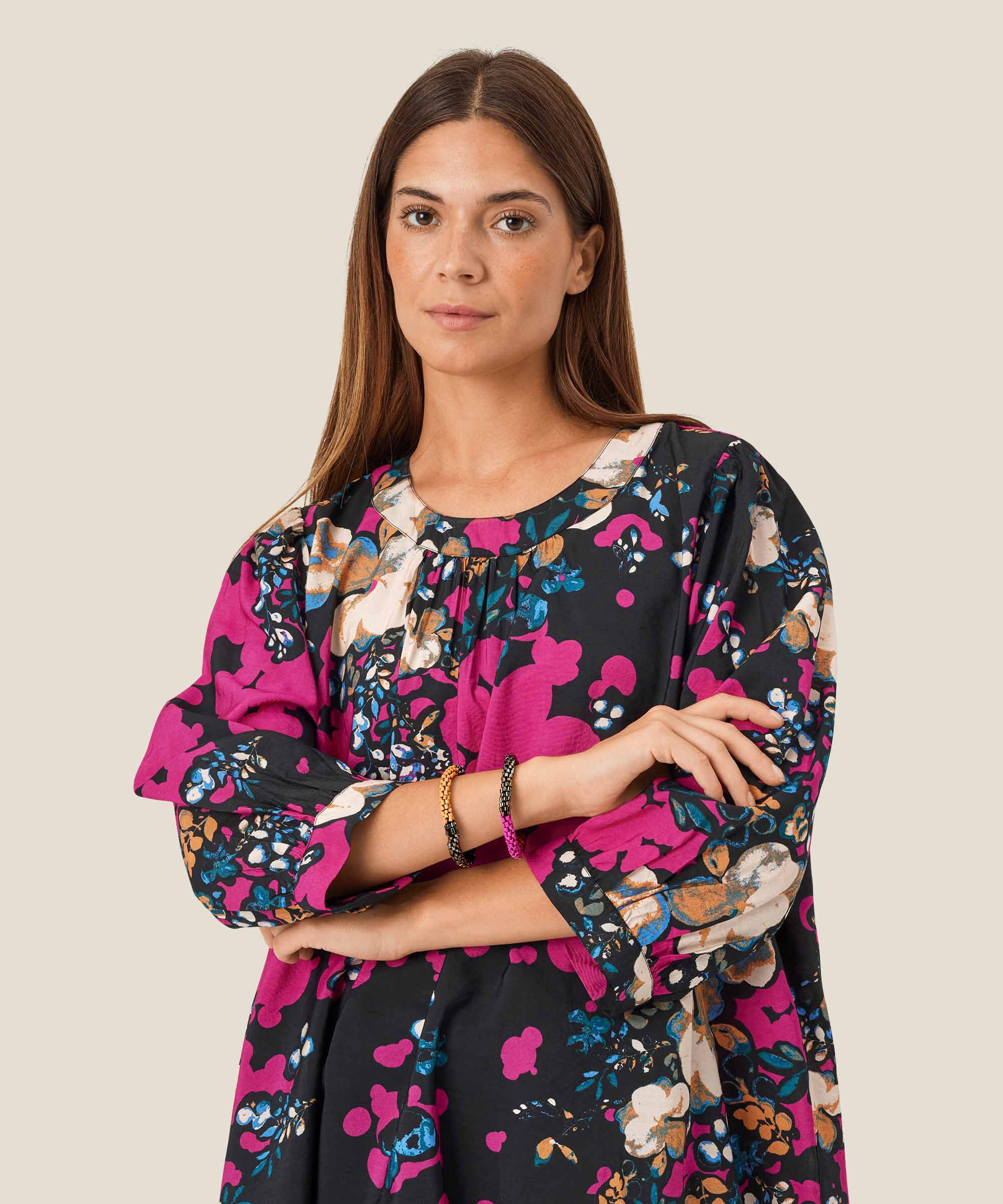 Ried Armbånd, Fuchsia Red