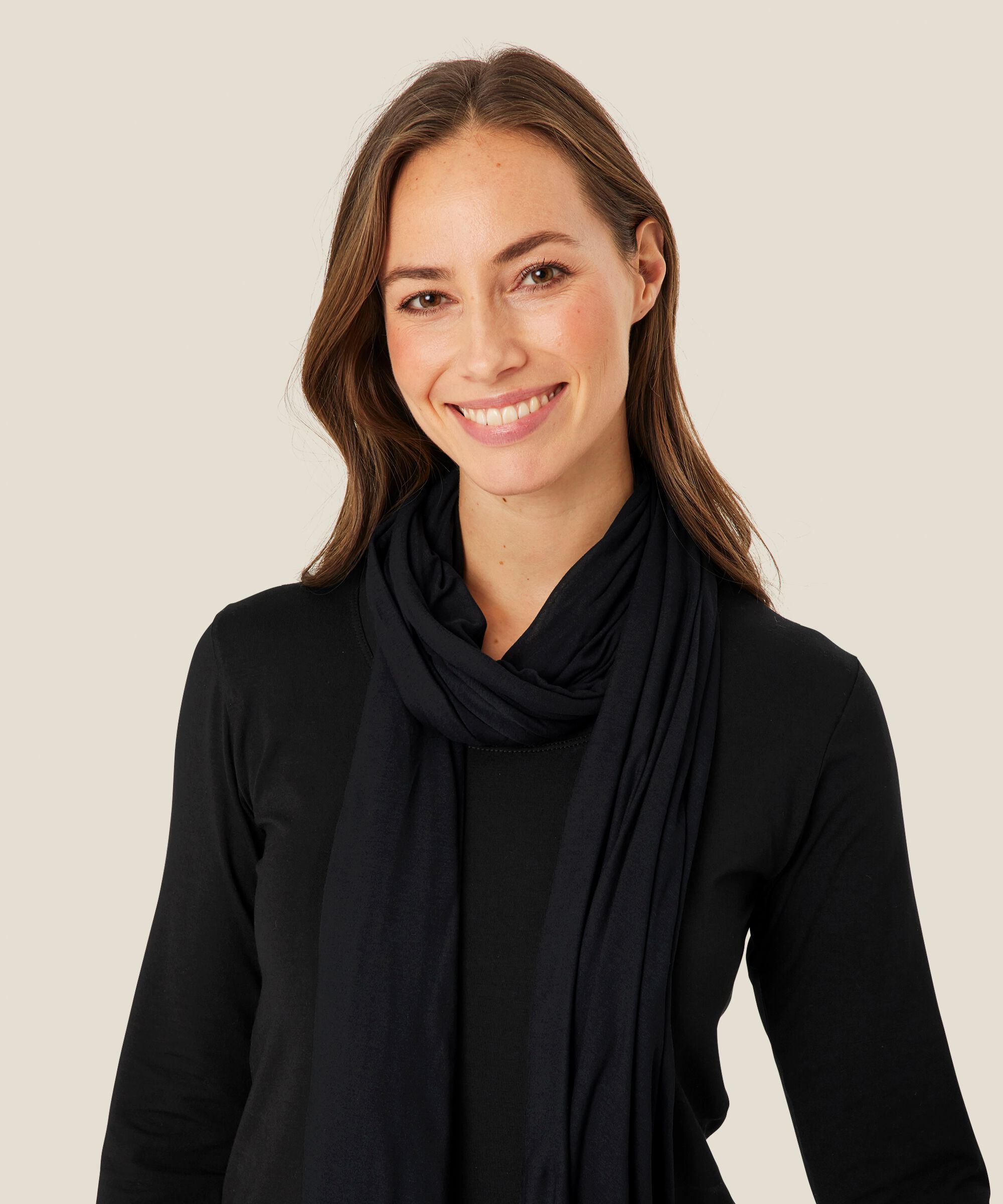 Amega JERSEY Skjerf, Black