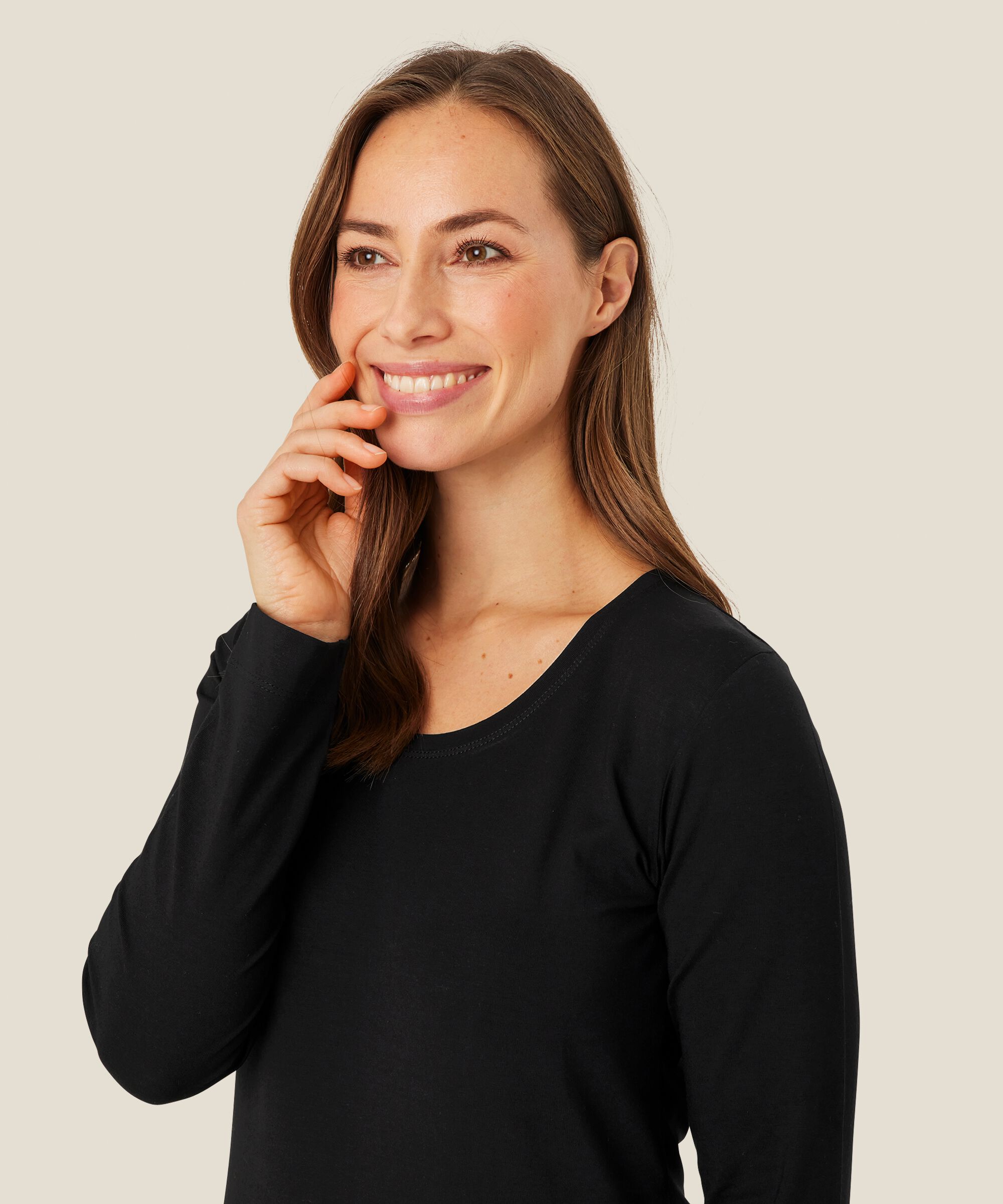 Creama JERSEY Topp, Black