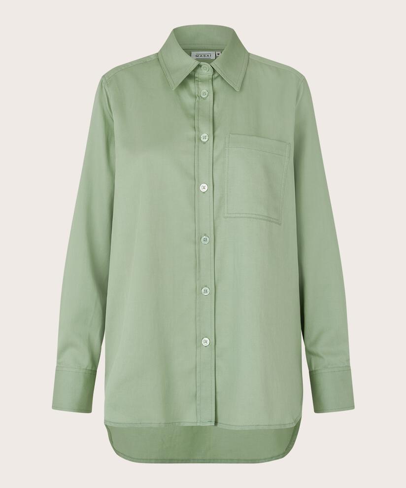 Indiba Skjorte, Frosty Green