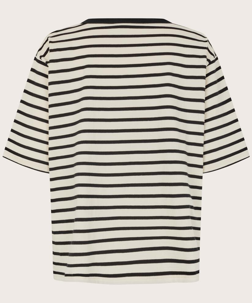 Doreann Jersey Topp, Black