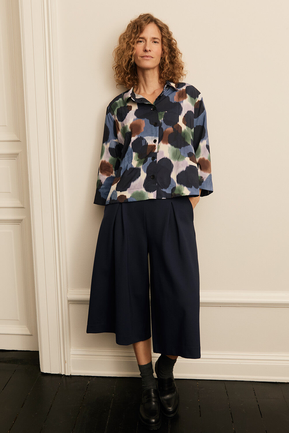 Ibilisan Skjorte - Navy Blazer, Parmona JERSEY Bukser - Navy Blazer