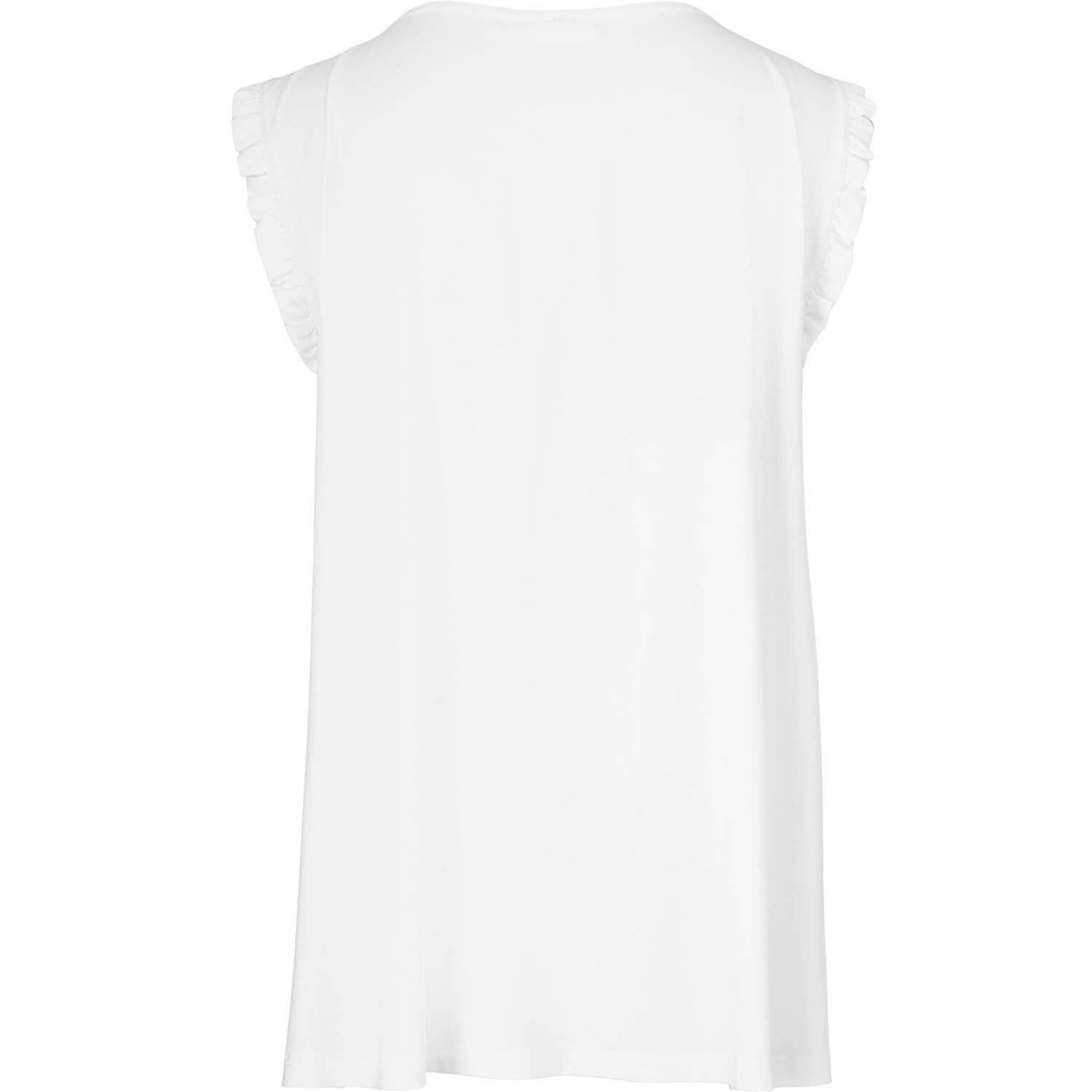 Edwina Jersey topp, White