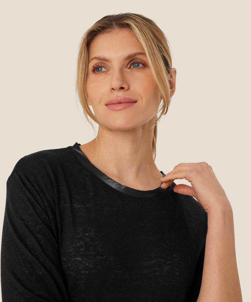 Bahija JERSEY Topp, Black