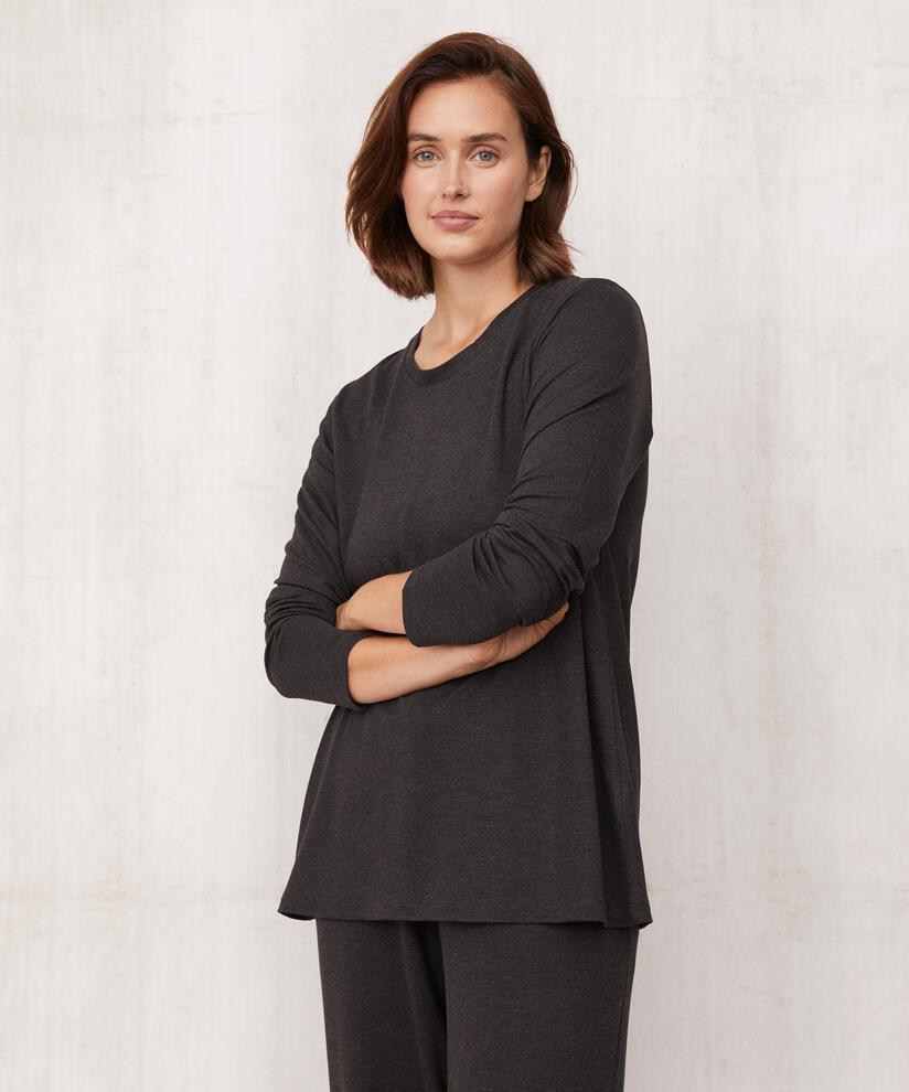 Berta JERSEY Topp, D. Grey mel.