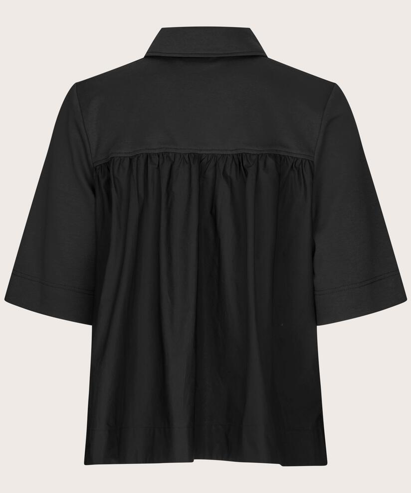 Ingelisa JERSEY Skjorte, Black