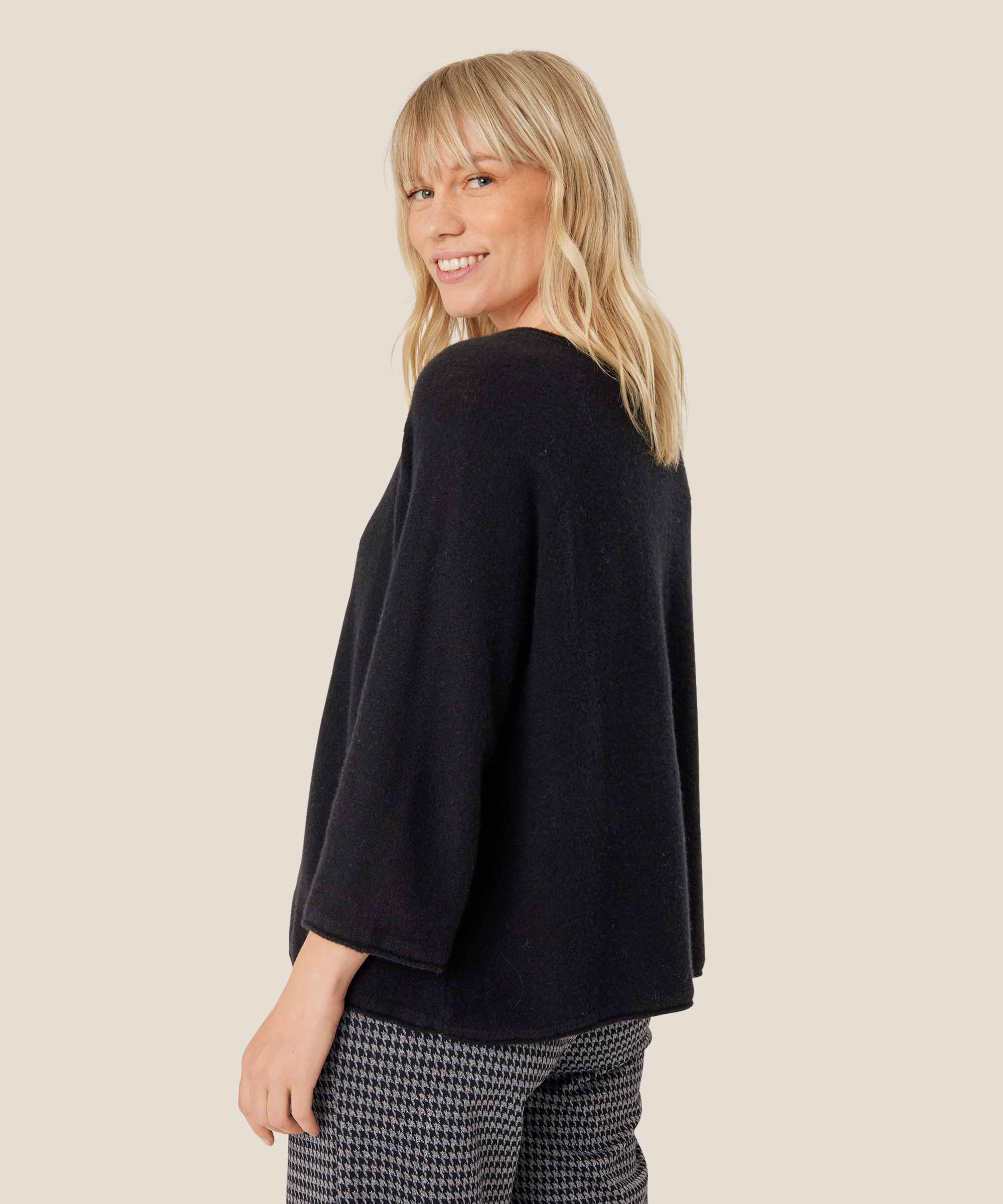 Fenji Strikkegenser, Black